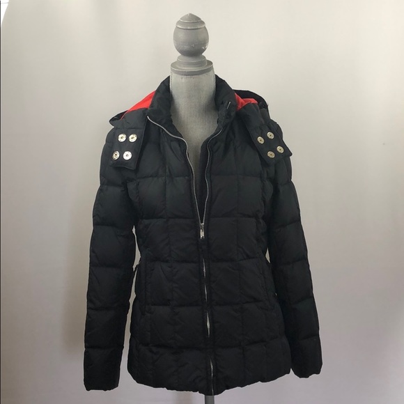 Gap Down Jacket black red interior XS Vintage - Picture 2 of 8